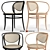 Classic Elegance: 210R Armchair Thonet 3D model small image 1