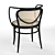 Classic Elegance: 210R Armchair Thonet 3D model small image 5