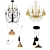 Modern Chandelier Collection 3D model small image 1