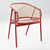 Elegant Rattan Armchair: Cane Collection 3D model small image 1