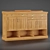 Country Yacht Cabinet: Elegant and Versatile Storage Solution 3D model small image 1