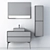 Modern Bathroom Cabinet Set | Sleek Design 3D model small image 5