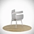 Astra Chair: Sleek Design for Modern Spaces 3D model small image 3