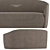  Bentley Home Collection Sofa 3D model small image 2