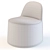 Elegant Ninette Baxter Armchair 3D model small image 4