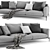 Luxurious Flexform Romeo Sofa - Modern Design 3D model small image 3