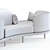 Velvet Dervisci Couch: Luxurious & Stylish 3D model small image 4