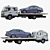 BAW Fenix 1066 Tow Truck: Extended Double Cab 3D model small image 1