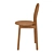 Elegant Bobby Upholstered Chair 3D model small image 3