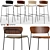 Sleek Pavilion AV7 AV9 Bar Stool 3D model small image 1