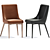 Blaisell Parsons Dining Table & Chair Set 3D model small image 2