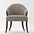 Elegant Versatile Upholstered Chair 3D model small image 2