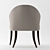 Elegant Versatile Upholstered Chair 3D model small image 3