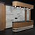 Modern Reception Desk G34 3D model small image 2