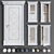 Solo4 Classic Italian Doors 3D model small image 1