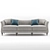 Elegant Bardot Sofa: Luxurious, Stylish 3D model small image 2