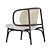 Elegant Thonet Vienna Armchair 3D model small image 2