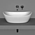 Amore Silkstone Washbasin by PAA 3D model small image 3