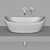 Amore Silkstone Washbasin by PAA 3D model small image 4