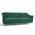 Contemporary Edmund Sofa by Bellus 3D model small image 2