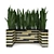 Sleek Sansevieria Leaf Sculpture 3D model small image 4