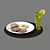 Breakfast Egg & Juice Combo 3D model small image 1