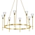 Modern Glass Torch Chandelier 3D model small image 1