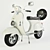 Vintage Vespa 04: High Quality 3D Model 3D model small image 2