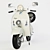 Vintage Vespa 04: High Quality 3D Model 3D model small image 4