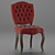 Luxurious Beatrix Dining Chair 3D model small image 3