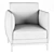 Lima Armchair: Sleek & Modern Design 3D model small image 5