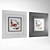 Abstract Circles Framed Picture 3D model small image 4