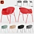 Tweet Plastic Armchair: Modern, Stylish & Comfortable 3D model small image 1