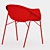 Tweet Plastic Armchair: Modern, Stylish & Comfortable 3D model small image 3