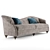 Elegant Reverdy Sofa by Christopher Guy 3D model small image 1