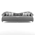 Elegant Reverdy Sofa by Christopher Guy 3D model small image 4