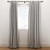 Luxurious Cotton Velvet Curtain 3D model small image 1