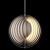Vintage Moon Lamp by Verner Panton 3D model small image 3