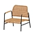 Title: Anthracite Rattan Armchair - ULRIKSBERG by IKEA 3D model small image 5