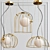 Golden Hunt Pendant Light 3D model small image 1