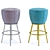 Glamour Gold Bar Stool 3D model small image 1