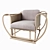 Zanaboni Green Channel Armchair 3D model small image 1