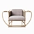 Zanaboni Green Channel Armchair 3D model small image 2