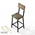 Karagach Slab Chair 3D model small image 1