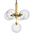 Elegant Brass Optic Pendant 3D model small image 1