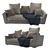Mik Gervasoni: Sleek Style Sofa 3D model small image 2