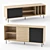 Scandinavian Style TV Bench & Sideboard 3D model small image 1