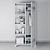 HIBA Decor Locker: Stylish Storage Solution 3D model small image 3