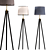 Modern Tripod Floor Lamp Set 3D model small image 1