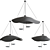 Luminous Lederam Manta S2: Modern Ceiling Light 3D model small image 2